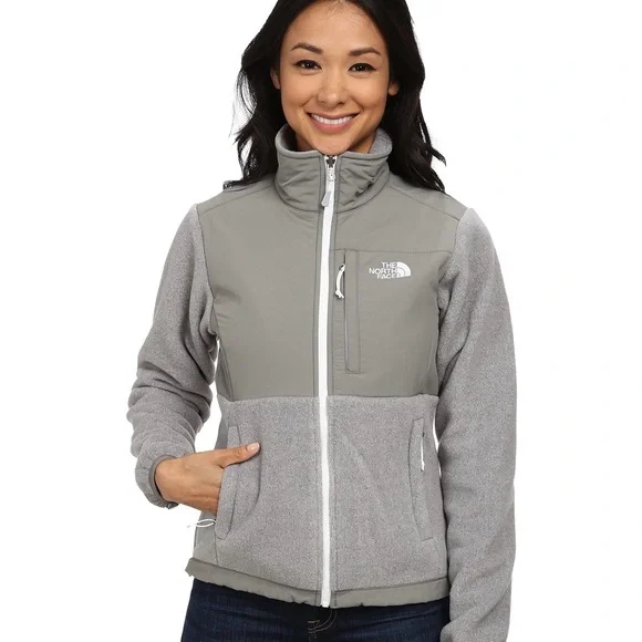 The North Face Gray Denali Fleece Jacket - Picture 2 of 14